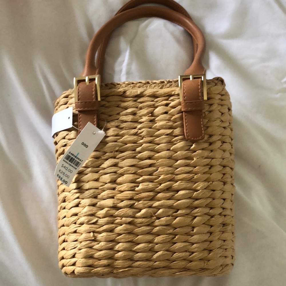 Never used woven bag!
